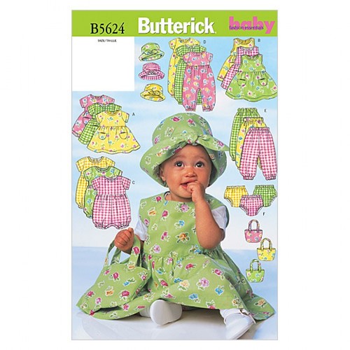 Butterick baby sewing pattern - butterick,