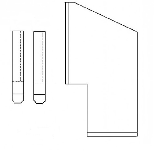 Pair side fire bricks 25mm - ,
