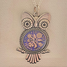 1966 Enamelled Sixpence Coin