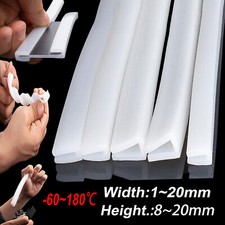 Silicone U-shaped sealing strip  Bath Door Shower Screen Enclosure Seal Strip