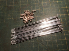 Raleigh Chopper MK1 or MK2 Front Wheel Spokes and Nipples Set - 28 Nickel Plated