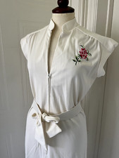 Vintage Elka Couture 70s Ivory