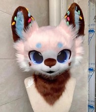 Fursuit Husky Fox Mascot (head) Halloween Christmas Party Fur Cosplay