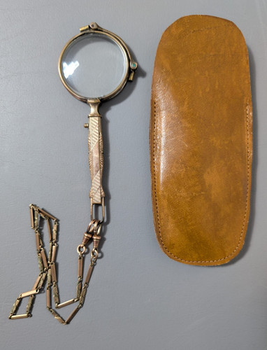 Antique lorgnette stem folding - stem,