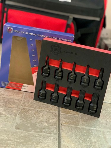 Britool spline socket bit set - socket,