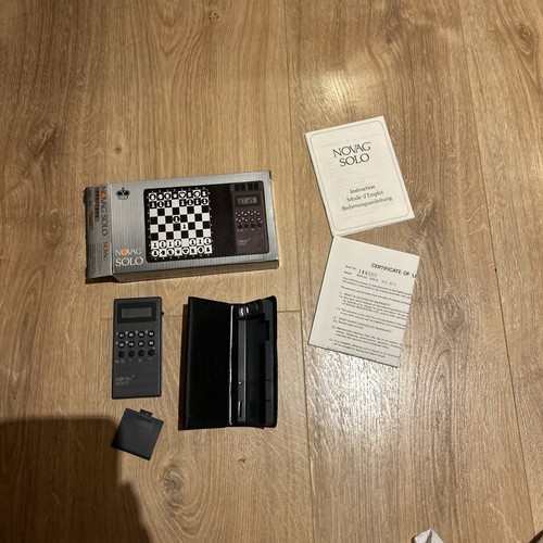 Novag solo 1980s portable - novag,