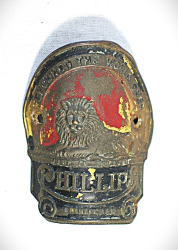 Vintage bicycle head badge - head,