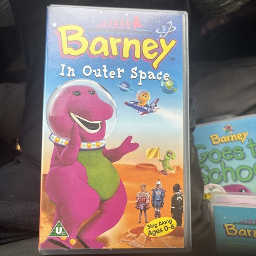 Barney outer space vhs tape - in,