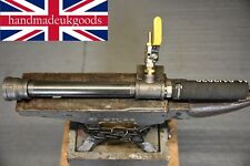 Gas forced air propane burner for blacksmiths forge, furnace. Large. 1"