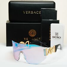 Versace Sunglasses Unisex Gold Medusa Shield Visor Ski Large MOD VE 2258 1002/MA