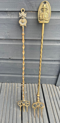 Vintage brass toasting - vintage,