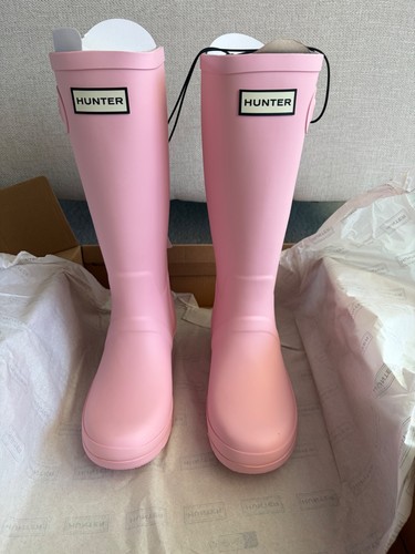 Hunter pink wellington boots - hunter,