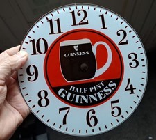 8 Inch GUINNESS Glass Clock