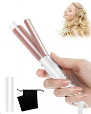 Curling Tongs for Short Hair Medium Long Hair, 25mm Mini Curling Iron, 1 Inch