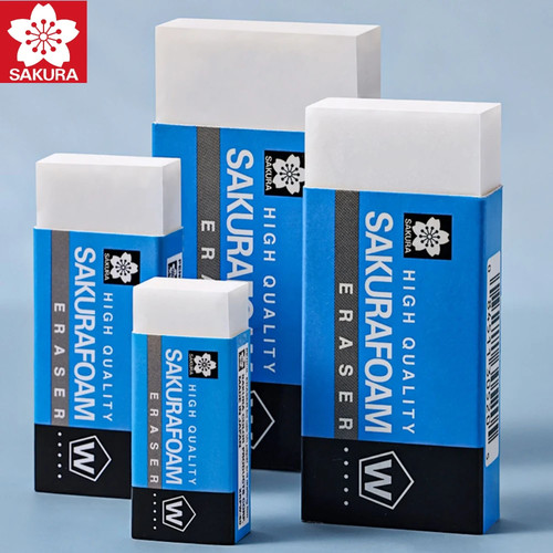 5pcs sakura foam erasers - 5pcs,