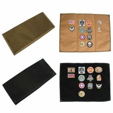 Military Tactical Patch Badges Holder Board Wall Hanging Patch Panel Folding Pad