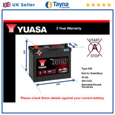 Car Battery YBX3057 Yuasa 049
