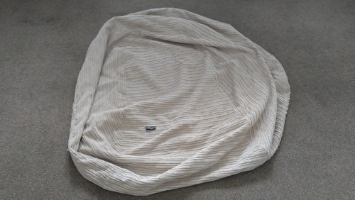 Large beige corduroy - bean, bag