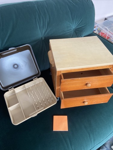 Vintage drawer sewing - vintage, with