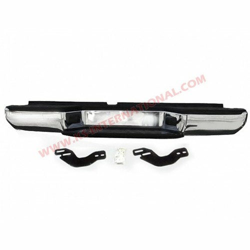 Rear chrome plated bumper with - chrome,