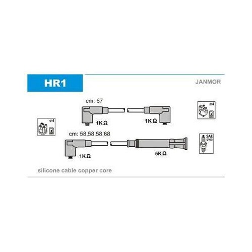 Ignition cable kit - cable, janmor
