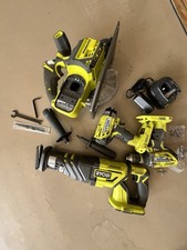 Ryobi Brushless 18V Combo Tool Kit - Hammer Drill/impact/sawsall/circular Saw
