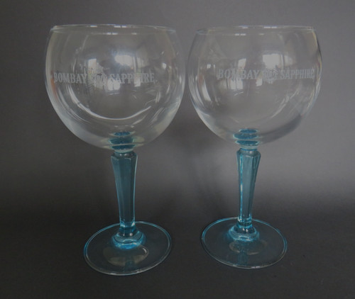 Pair bombay sapphire gin - of,