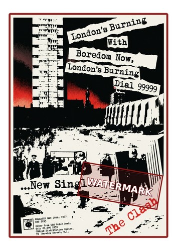 Punk rock poster print - poster, a3
