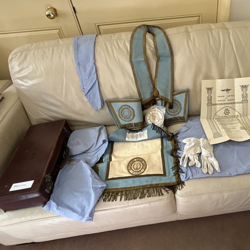 Masonic regalia lot including - masonic,
