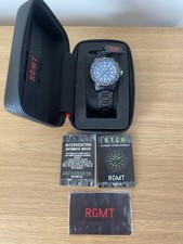 RGMT Tritium Illumination Black Automatic Watch 45mm 30ATM RG-8039-66