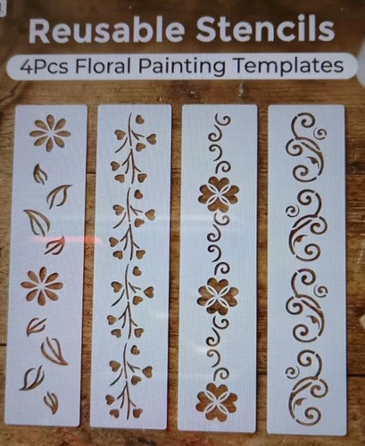 4pcs floral border - 4pcs,