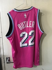 Miami Heat NBA Jimmy Butler #22 Basketball Jersey Pink Size 44 Men’s Medium