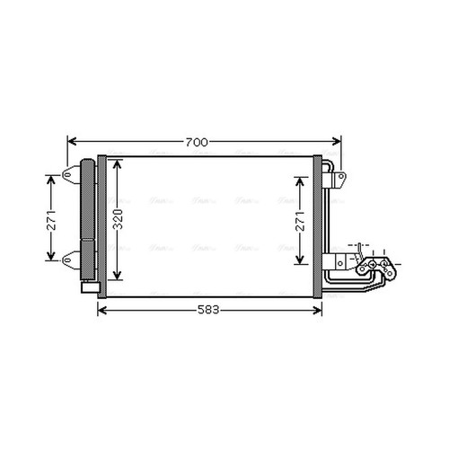 Air con condenser - con, skoda