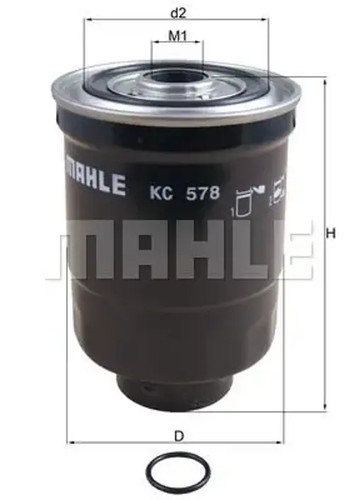 Fuel filter spin kc - fuel,