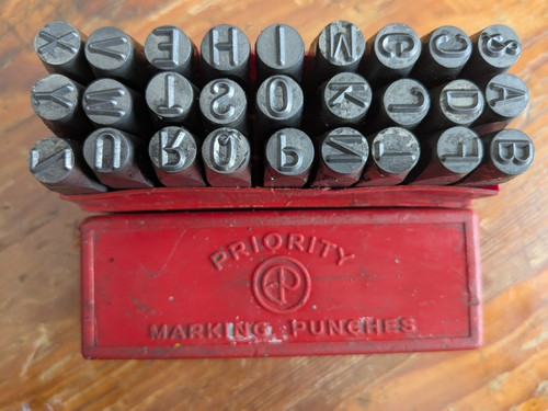 6mm priority marking punches - 6mm,