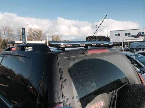 Stainless rear roof bar - rear,