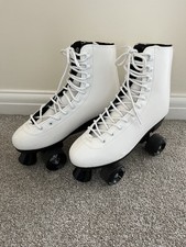 No Fear Womens Figure quad Roller Skates white Classic Lace Up Size UK 7, 257010