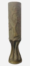 WWI Trench Art – Artillery Shell Brass Vase – Hand Crafted ￼