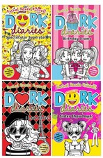 Dork Diaries Collection 4 Books Set by Rachel Renee Russell (Volume 13-16) Paris