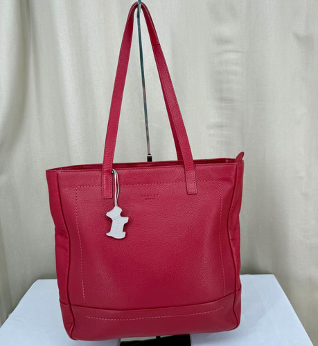 Radley leather tote bag red - bag,