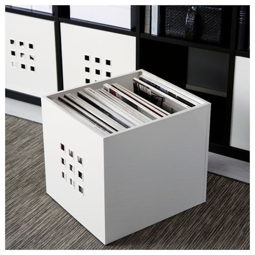 Ikea white lekman kallax - ikea,