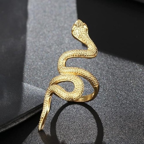 Full finger gold tone snake - full,