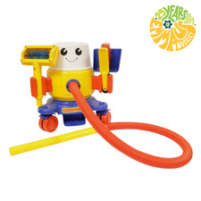 Kiddivac Vintage Toy Robot Vacuum Cleaner Plastic Kiddicraft 1980s Complete 