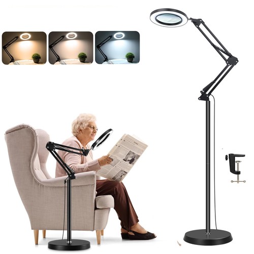 10x magnifying glass with - glass,
