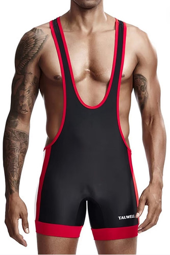 Men wrestling bodysuit - wrestling,