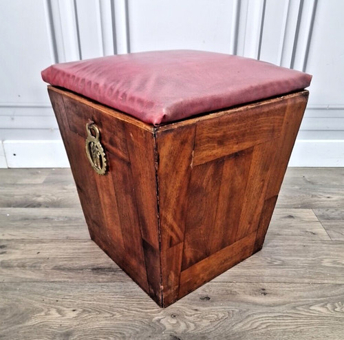 Antique wooden fireside coal - wooden,