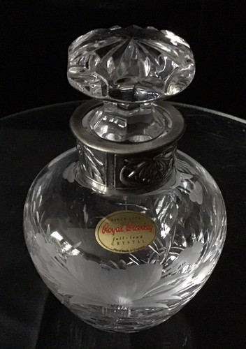 Royal brierley crystal lidded - crystal,