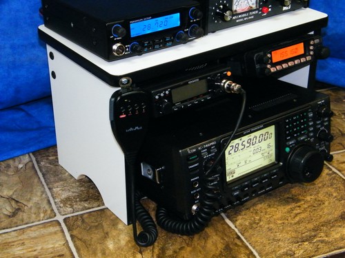 Radio bench mount rack - radio,