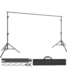 11.5x9.6 ft Heavy Duty Backdrop Stand Adjustable Photography Studio Banner Stand