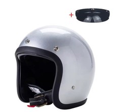 Vintage Motorcycle Helmet Jet